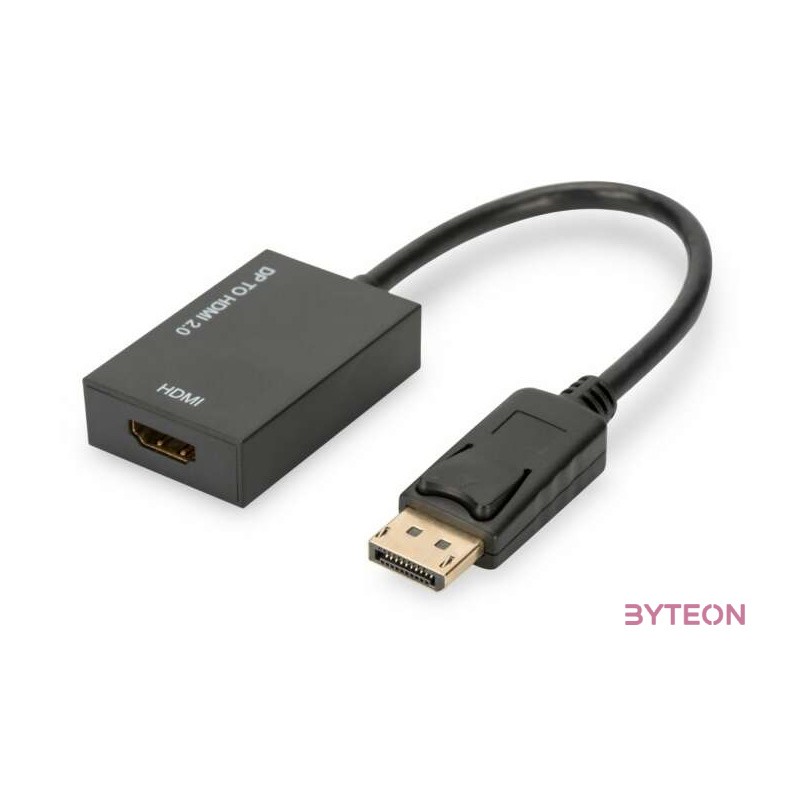 Digitus AK-340415-002-S video átalakító kábel 0,2 M DisplayPort HDMI A-típus (Standard) Fekete