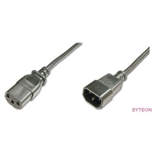 Digitus AK-440201-018-S tápkábel Fekete 1,8 M C13 csatlakozó IEC C13