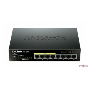 D-Link DGS-1008P 8port Gigabit (4x PoE)