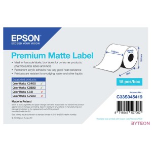 Epson Premium, 102mm x 35m, 163 g,m