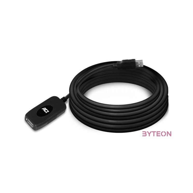 ACT AC6005 USB kábel 5 M USB 2.0 USB A Fekete