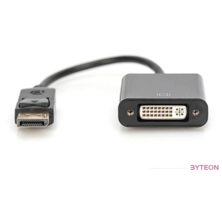 Digitus AK-340409-001-S video átalakító kábel 0,15 M DisplayPort DVI-I Fekete