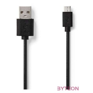 Nedis CCGP60500BK50 USB kábel 5 M USB 2.0 USB A Micro-USB B Fekete