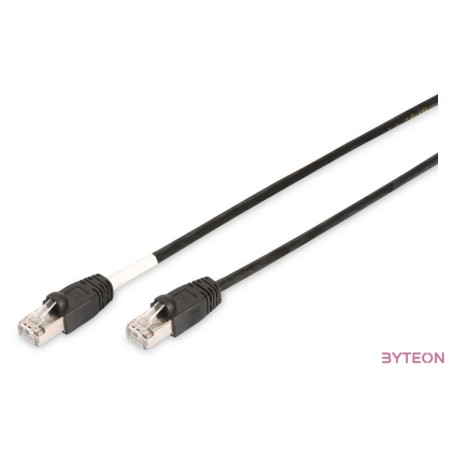 Digitus 2m Cat.6 S,FTP hálózati kábel Fekete Cat6 S,FTP (S-STP)