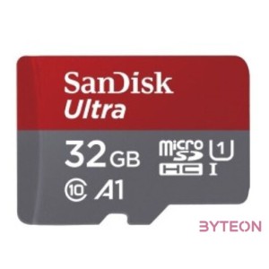 SanDisk Ultra microSD memóriakártya 32 GB MiniSDHC UHS-I Class 10