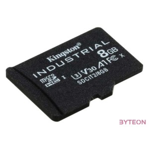 Kingston Technology Industrial memóriakártya 8 GB MicroSDHC UHS-I Class 10