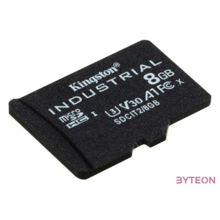 Kingston Technology Industrial memóriakártya 8 GB MicroSDHC UHS-I Class 10