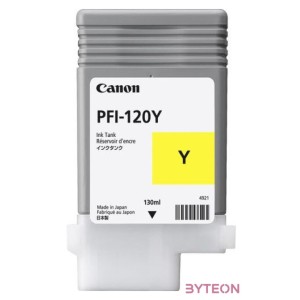 Canon PFI-120Y tintapatron 1 dB Eredeti Sárga