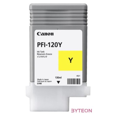 Canon PFI-120Y tintapatron 1 dB Eredeti Sárga