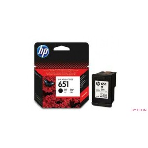 HP 651 (C2P10AE) - Fekete