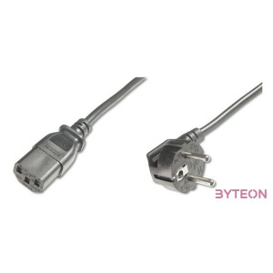 Digitus AK-440109-008-S tápkábel Fekete 0,75 M C13 csatlakozó IEC C13