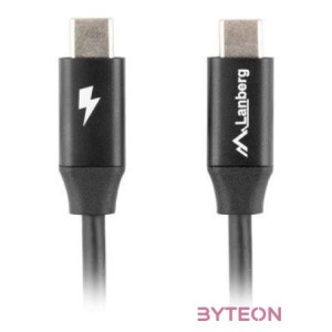 Lanberg CA-CMCM-40CU-0018-BK USB kábel 1,8 M USB 2.0 USB C Fekete