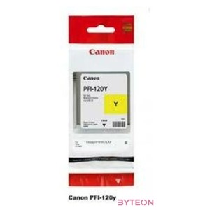 Canon PFI-120Y tintapatron 1 dB Eredeti Sárga