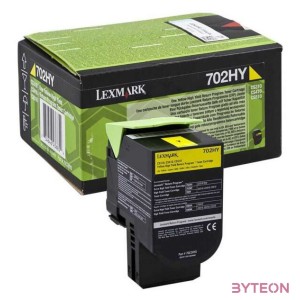 Lexmark 702HY Eredeti Sárga 1 dB