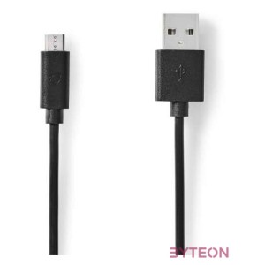 Nedis CCGP60500BK50 USB kábel 5 M USB 2.0 USB A Micro-USB B Fekete