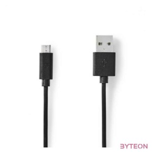 Nedis CCGP60500BK50 USB kábel 5 M USB 2.0 USB A Micro-USB B Fekete