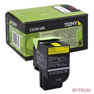 Lexmark 702HY Eredeti Sárga 1 dB