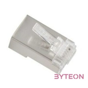 Lanberg PLS-5000 vezeték csatlakozó RJ-45 Rozsdamentes acél, Átlátszó