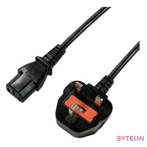 LogiLink CP121 tápkábel Fekete 1,8 M BS 1363 IEC C13