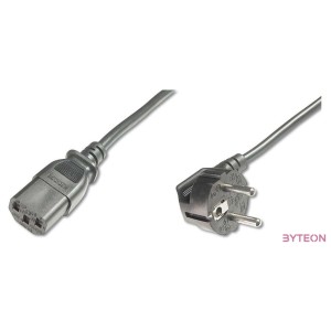 Digitus AK-440109-008-S tápkábel Fekete 0,75 M C13 csatlakozó IEC C13