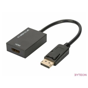 Digitus AK-340415-002-S video átalakító kábel 0,2 M DisplayPort HDMI A-típus (Standard) Fekete