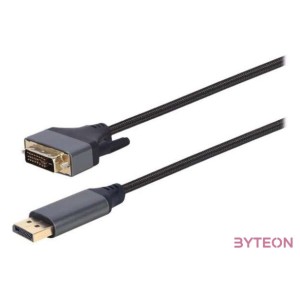 Gembird CC-DPM-DVIM-4K-6 video átalakító kábel 1,8 M DisplayPort DVI Fekete