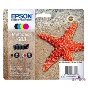 Epson C13T03U64010 tintapatron 1 dB Eredeti Standard teljesítmény Fekete, Cián, Magenta, Sárga