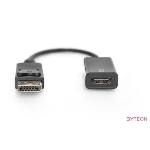 Digitus AK-340415-002-S video átalakító kábel 0,2 M DisplayPort HDMI A-típus (Standard) Fekete