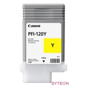 Canon PFI-120Y tintapatron 1 dB Eredeti Sárga