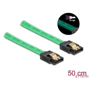 DeLOCK 82069 SATA kábel 0,5 M SATA 7-pin Zöld