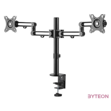 StarTech.com ARMDUAL3 asztali TV konzol 81,3 cm (32) Rögzítőelemes Fekete