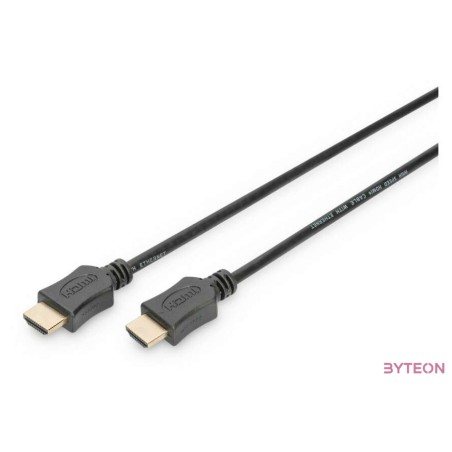Digitus HDMI 1.4 5m HDMI kábel HDMI A-típus (Standard) Fekete