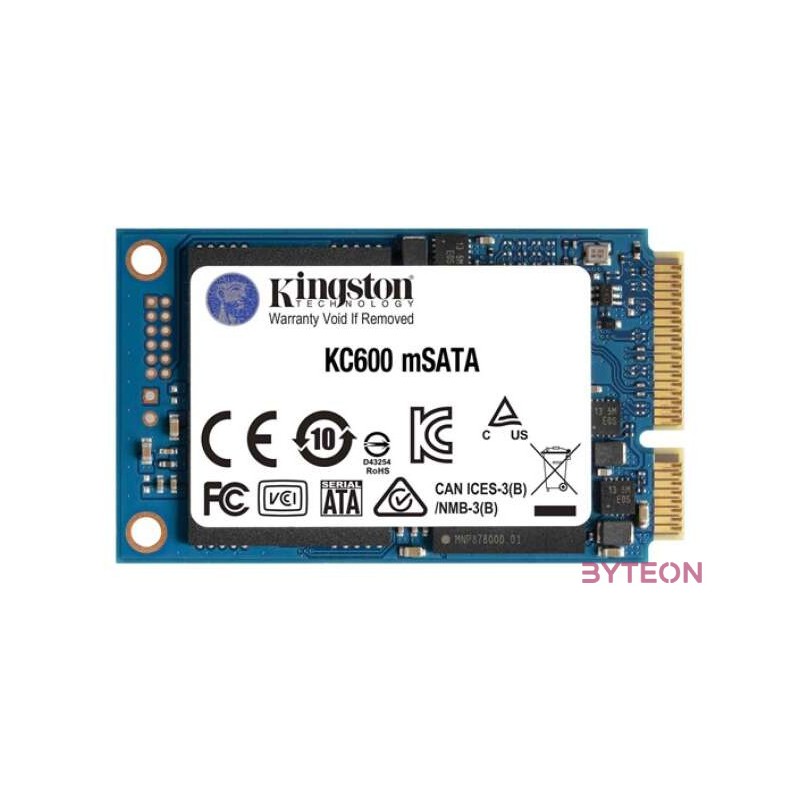Kingston SSDNow KC600 256GB (mSATA)