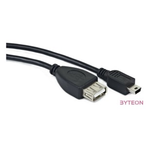 Gembird USB mini,USB 0.15m USB kábel 0,15 M USB 2.0 Mini-USB B USB A Fekete