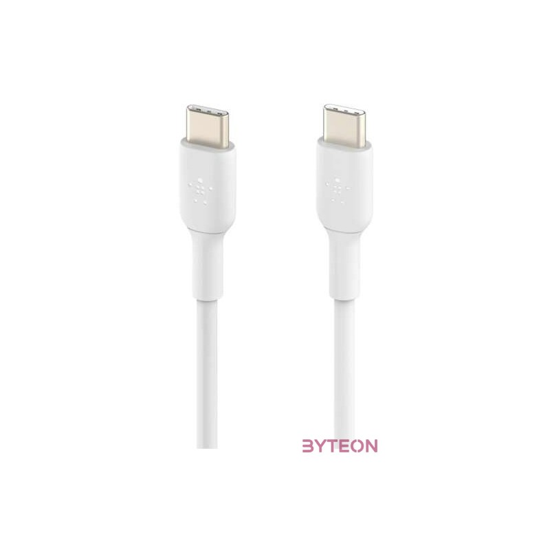 Belkin CAB003BT1MWH USB kábel 1 M USB C Fehér