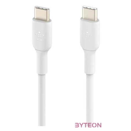 Belkin CAB003BT1MWH USB kábel 1 M USB C Fehér