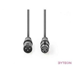 Nedis COTH15012GY05 audio kábel XLR (3-pin) Szürke