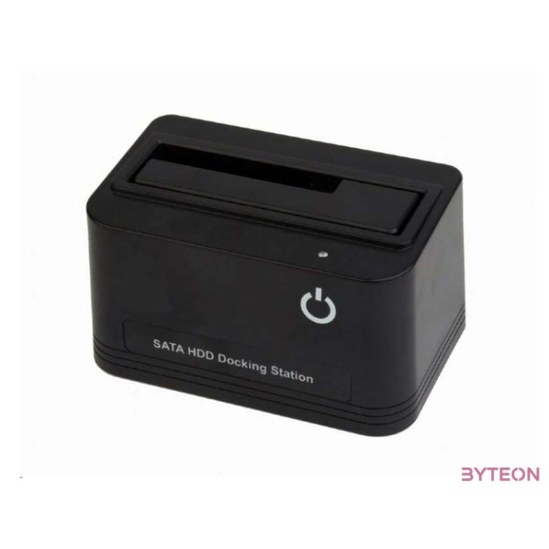 Gembird HD32-U2S-5 dokkoló állomás tárolóegységhez USB 2.0 Type-B Fekete