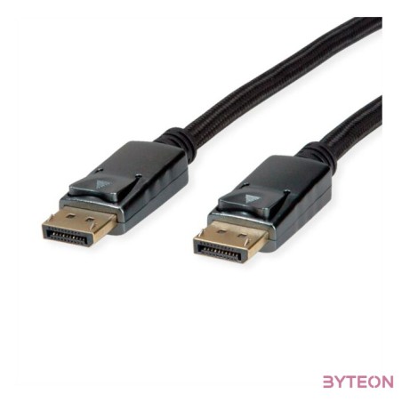ROLINE 11.04.5867 DisplayPort kábel 2 M Fekete, Ezüst