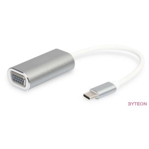 Digitus DA-70837 video átalakító kábel 0,2 M USB C-típus VGA (D-Sub) Fehér