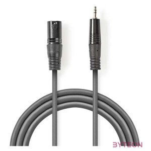 Nedis COTH15300GY30 audio kábel 3 M XLR (3-pin) Szürke