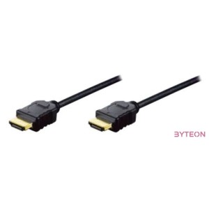 Digitus HDMI 1.4 5m HDMI kábel HDMI A-típus (Standard) Fekete