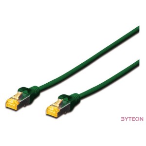 Digitus DK-1644-A-030,G hálózati kábel Zöld 3 M Cat6a S,FTP (S-STP)