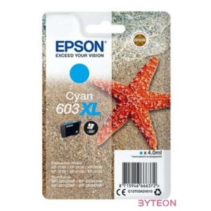 Epson C13T03A24010 tintapatron 1 dB Eredeti Nagy (XL) kapacitású Cián