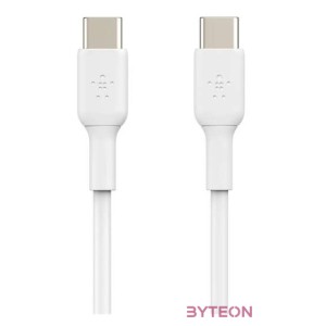 Belkin CAB003BT1MWH USB kábel 1 M USB C Fehér