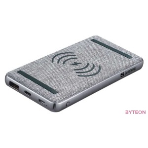 Sandberg 420-61 külső akkumulátor Lítium-polimer (LiPo) 10000 mAh Vezeték nélkül tölthető Fekete, Szürke