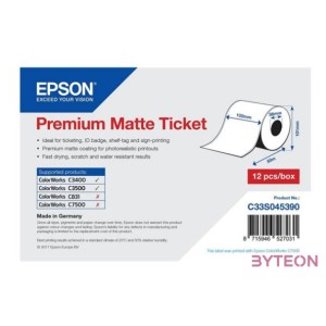 Epson Premium, 102mm x 50m, 107 g,m