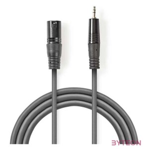 Nedis COTH15300GY30 audio kábel 3 M XLR (3-pin) Szürke