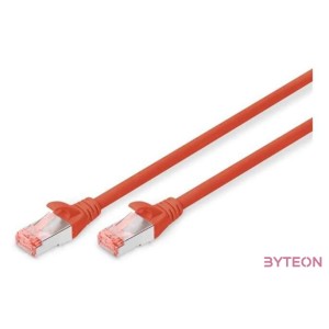 Digitus 5m Cat6a S,FTP hálózati kábel Vörös S,FTP (S-STP)