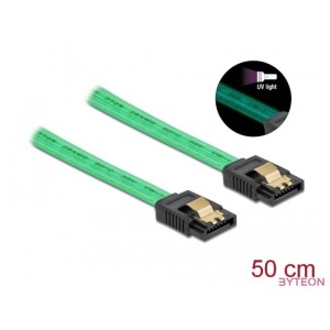 DeLOCK 82069 SATA kábel 0,5 M SATA 7-pin Zöld